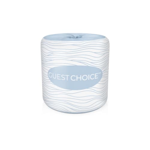Papel Higiénico Guest Choice de 2 Hojas, 400 Papeles Por Rollo